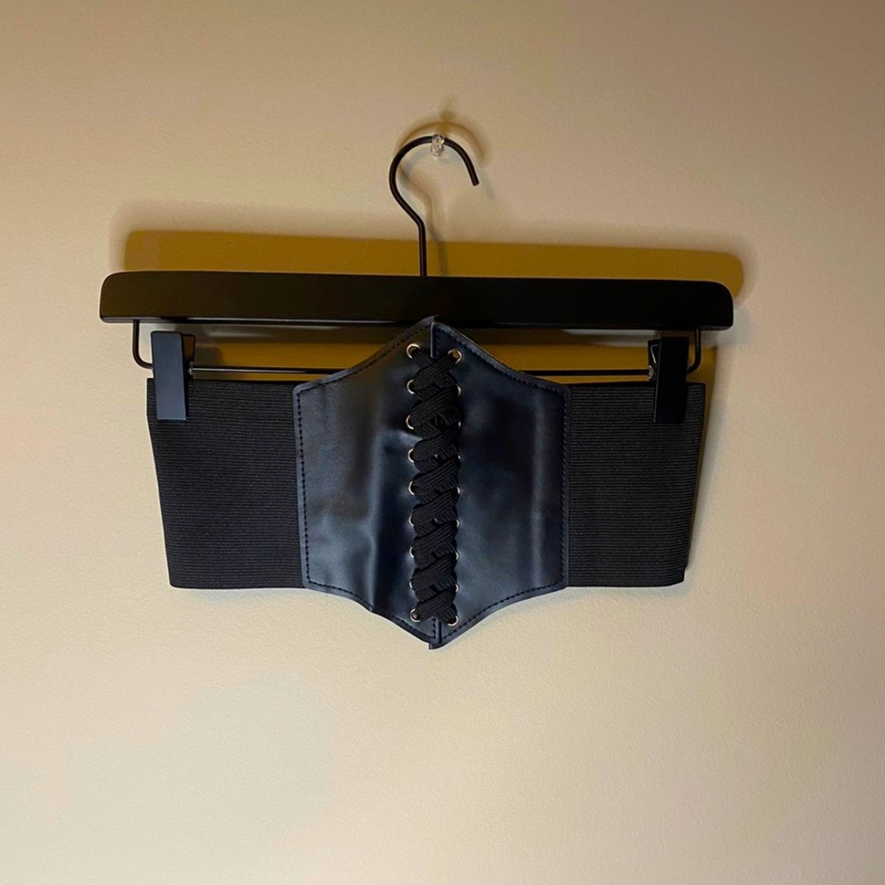 Classic Black Corset Belt